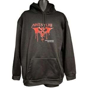 After The Adventure There Are Scars Black & Red Hoodie Men’s XL